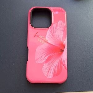 Hibiscus Pink iPhone 16 pro Case